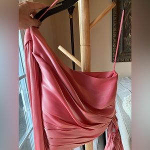 Theia skirt&top  Coral/salmon color sz 8